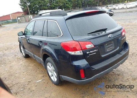2013 Subaru Outback 2.5I Premium из США, поврежденный, VIN 4S4BRCGC5D3320446